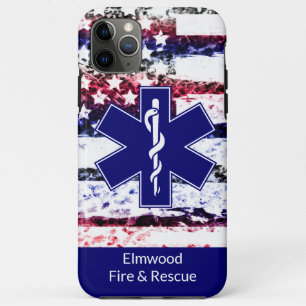 Funda Para iPhone 11 Pro Max Fuego y rescate en la ciudad Personalizado