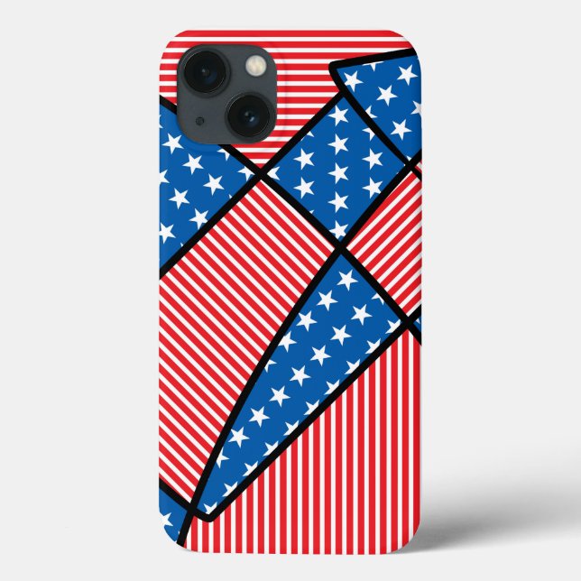 Funda De Case-Mate Para iPhone Fuegos artificiales de Estados Unidos (Reverso)