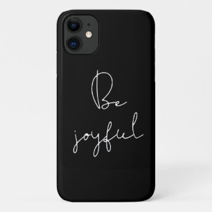 Funda Para iPhone 11 Fuente blanca alegre