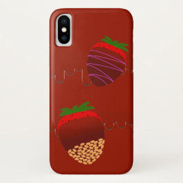 Funda Para iPhone X Fuente Choclate