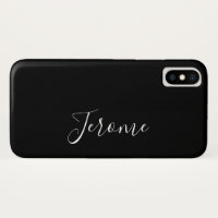 Fuente de letra script de moda (Negro)