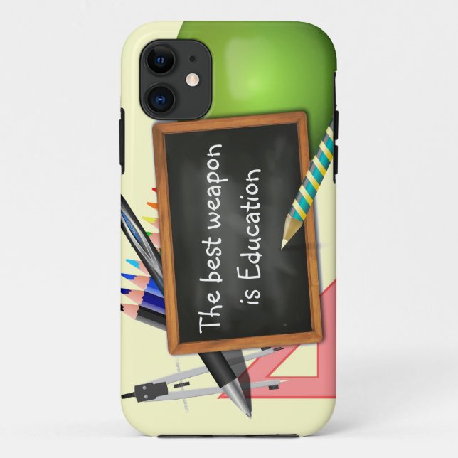 Funda De Case-Mate Para iPhone Fuentes de escuela (Reverso)