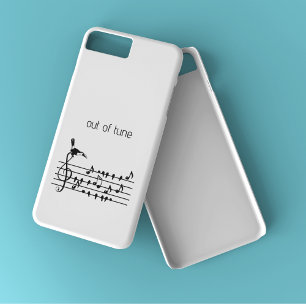 Funda Para iPhone 11 Fuera de tono, Tucán y personal musical de aves ca