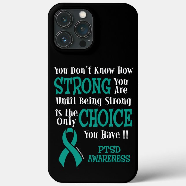 Funda De Case-Mate Para iPhone Fuerte/Elección...PTSD (Reverso )