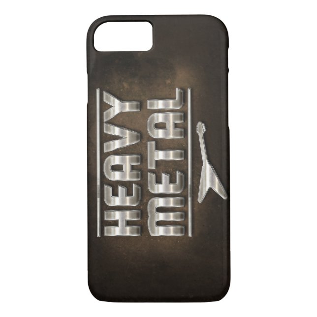 Funda De Case-Mate Para iPhone "Fuerte Metalizado" (Reverso)