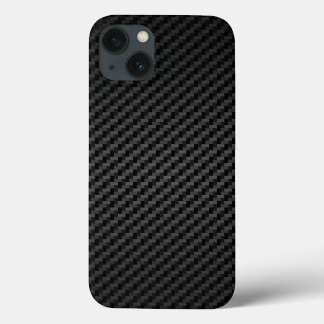 Funda De Case-Mate Para iPhone Fuerte textura de fibra de carbono de lujo (Reverso)