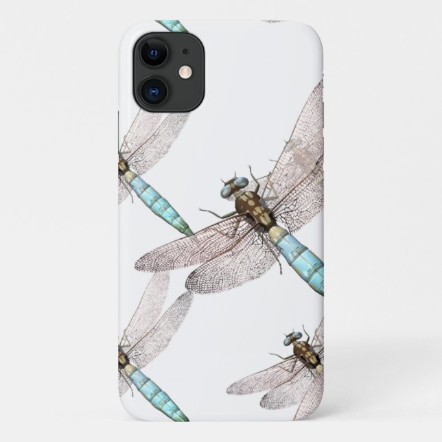 Funda De Case-Mate Para iPhone Fuerza Aérea de la Dragonfly sobre fondo blanco (Reverso)