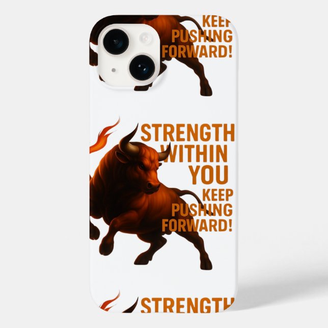 FUNDA DE Case-Mate PARA iPhone FUERZA INTERNA SIGUE ADELANTE (Reverso )