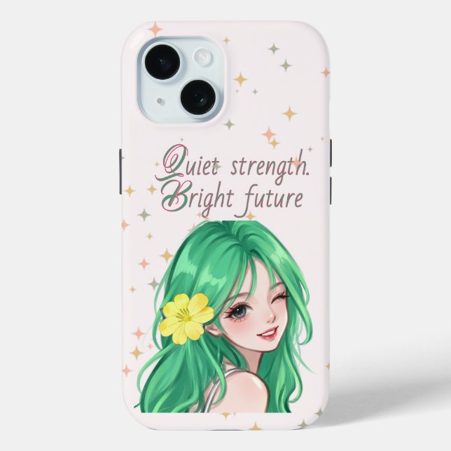 Funda De Case-Mate Para iPhone Fuerza silenciosa. Futuro brillante (Reverso )