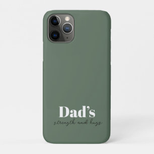 Funda Para iPhone 11 Pro Fuerza y abrazos de papá - regalo del día del padr