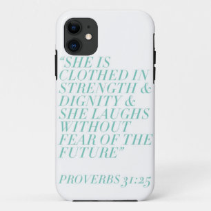 Funda Para iPhone 11 Fuerza y dignidad (blancas)