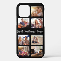 Fun Photo Best Husband Collage Personalizado Negro