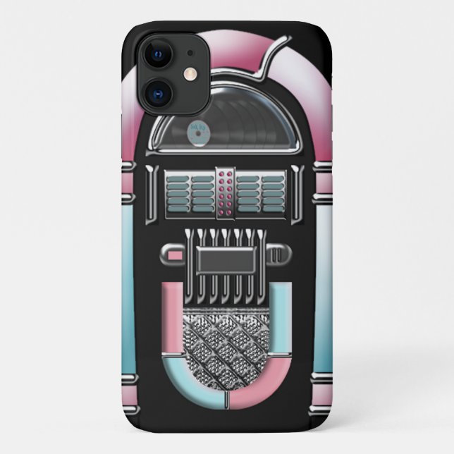 Funda De Case-Mate Para iPhone Fun Retro Jukebox iPhone (Reverso)