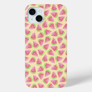 Funda Para iPhone 15 Mini Fun Watermelon Pattered