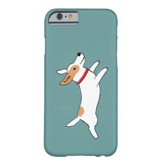 Funda De Case-Mate Para iPhone Funcionamiento feliz Jack Russell Terrier - perro (Reverso)