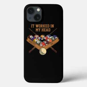 Funda Para iPhone 13 Funcionó En Mi Cabeza Billiards Gift 8-Ball Pool