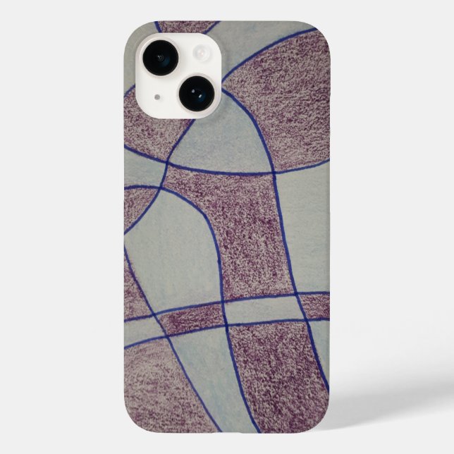 Funda De Case-Mate Para iPhone Funda abstracta morada para iPhone / iPad (Reverso )