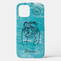 Funda Apple iPhone 12 de Bulldoges personalizados