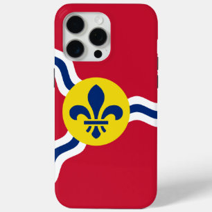 Funda Para iPhone 15 Pro Max Funda Apple iPhone 15 Pro Max, bandera de St. Loui