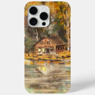 Pro Max Funda Artística de Madera Rústica para Iphone 15 C