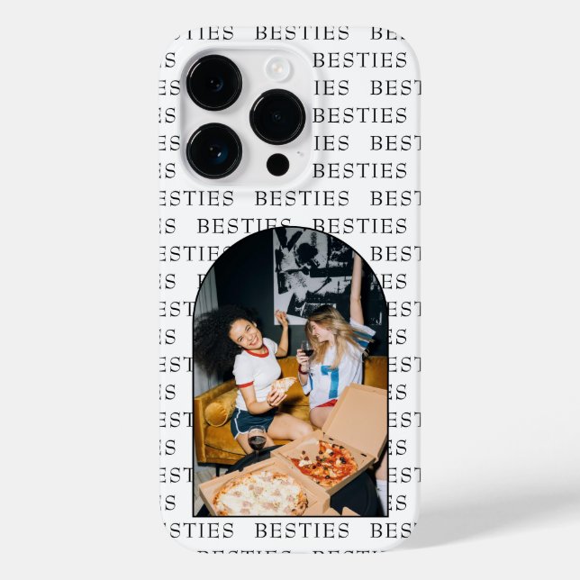 Funda De Case-Mate Para iPhone Funda Besties Minimal Photo Iphone 14 (Reverso )
