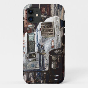 Funda Para iPhone 11 Funda Big Rig Truck White Truck iPhone 5