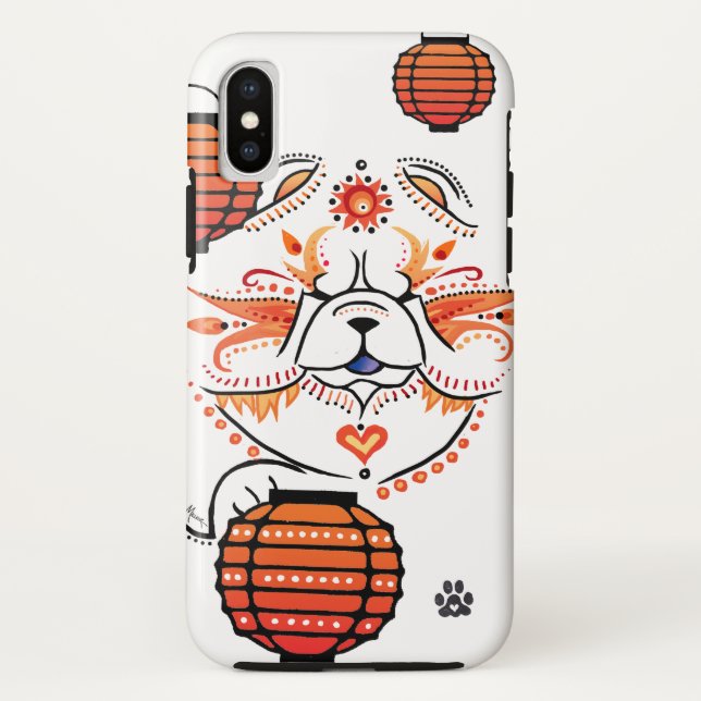 Funda De Case-Mate Para iPhone FUNDA BINDI MI TANG Chow - IPHONE X (Reverso)