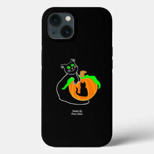 Funda Para iPhone 13 Funda Black Cat Pumpkin Apple iPhone 13
