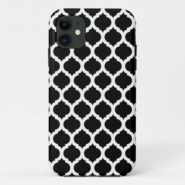 Funda De Case-Mate Para iPhone Funda Black Moroccan Pattern iPhone 5 (Reverso)