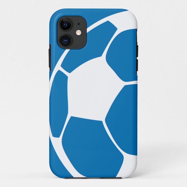 Funda De Case-Mate Para iPhone Funda Blue Abstract Soccer iPhone 5 (Reverso)