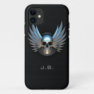 Funda Blue Winged Skull iPhone 5