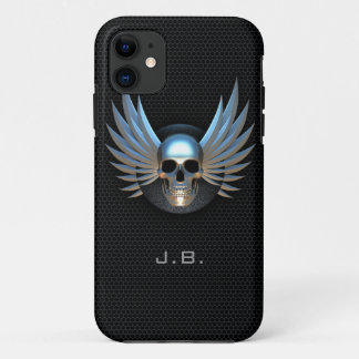 Funda Blue Winged Skull iPhone 5