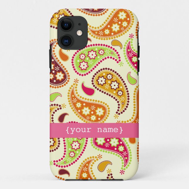 Funda De Case-Mate Para iPhone Funda Boho Paisley iPhone 5 (Reverso)