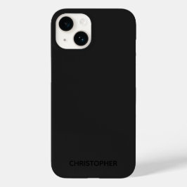 Funda Para iPhone 14 De Case-Mate Funda Case-Mate 14 negra personalizada simple