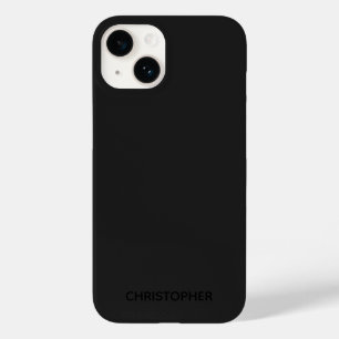 Funda Para iPhone 14 De Case-Mate Funda Case-Mate 14 negra personalizada simple