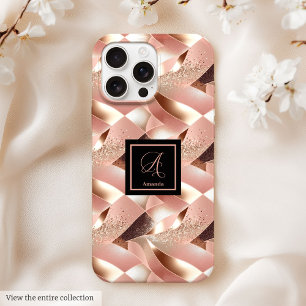 15 Pro Max Funda Case-Mate para iPhone 16 Elegante Rosa Dorad