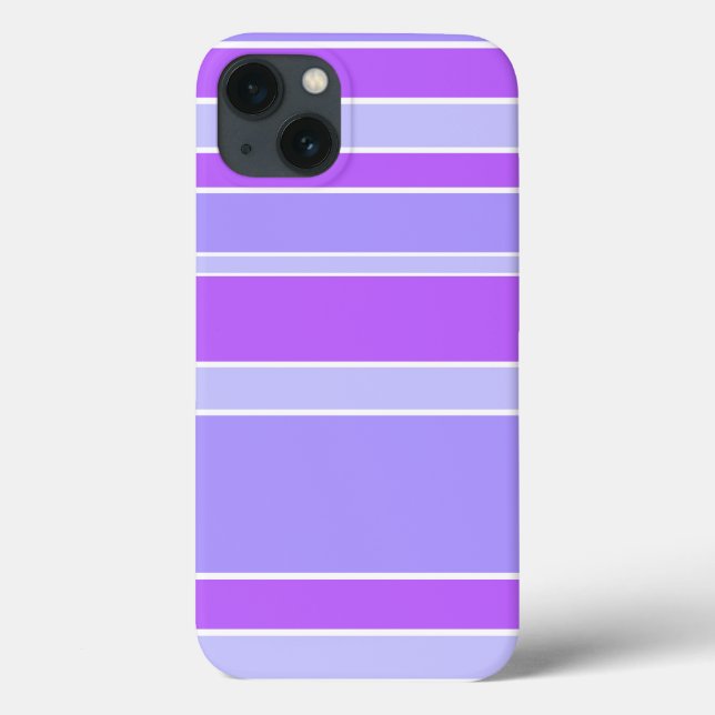 Funda De Case-Mate Para iPhone Funda Case-Mate para iPhone con rayas violetas (Reverso)