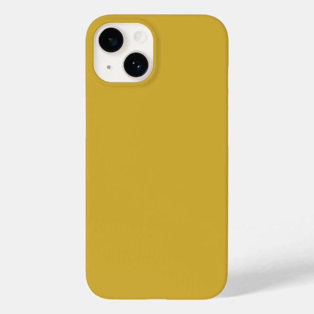 Funda De Case-Mate Para iPhone Funda Case-Mate Tough Apple dorada metálica (Reverso )