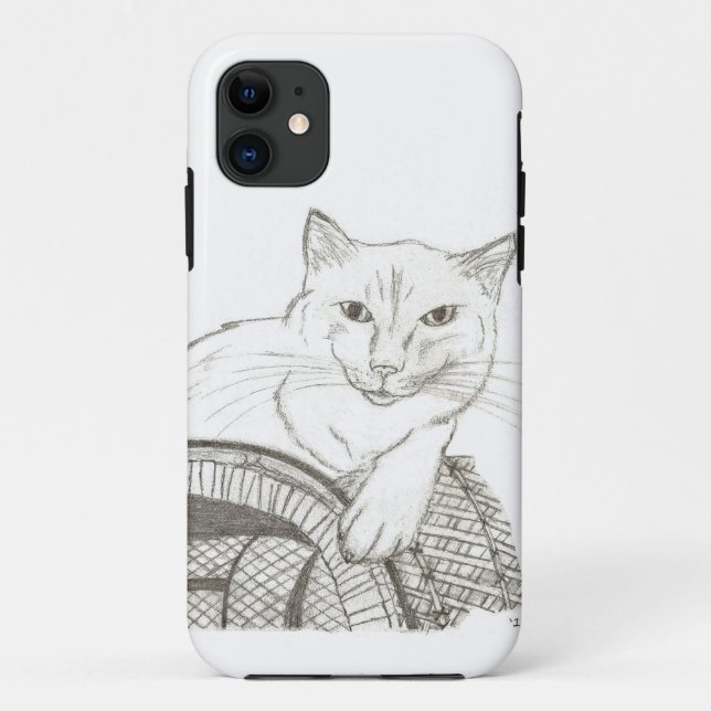 Funda De Case-Mate Para iPhone Funda Cat Ragdoll Portrait iPhone 5 (Reverso)