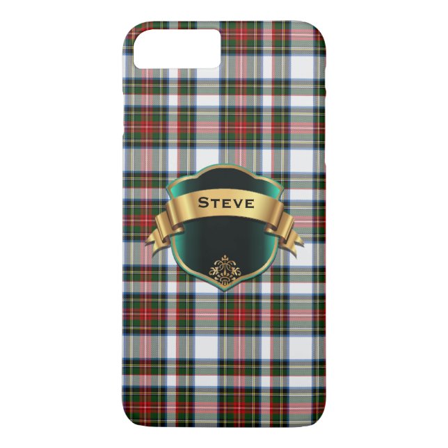 Funda De Case-Mate Para iPhone Funda Classic Stewart Dress Plaid iPhone 7 Plus (Reverso)