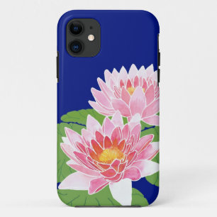 Funda Para iPhone 11 funda-compañero de iPhone 5 apenas ahí, Water Lili