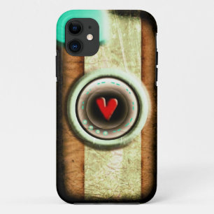 Funda con efecto de madera vieja para iPhone 5/ iP