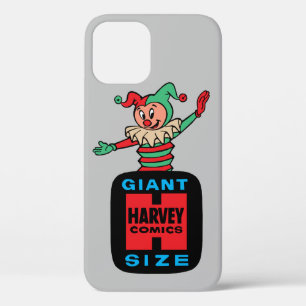iPhone 12 Funda con logotipo de historietas de época para i