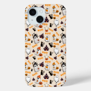 Funda Para iPhone 15 Funda Cute Halloween Ghost iPhone 15 - Fantasma fa