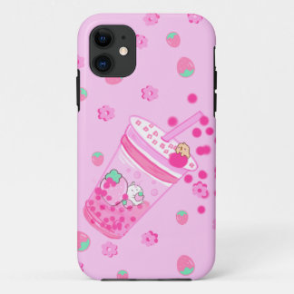 Funda Para iPhone 11 Funda Cute Kawaii Strawberry iPhone 11