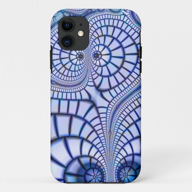 Funda De Case-Mate Para iPhone funda de arte fractal para iphone4 (Reverso)