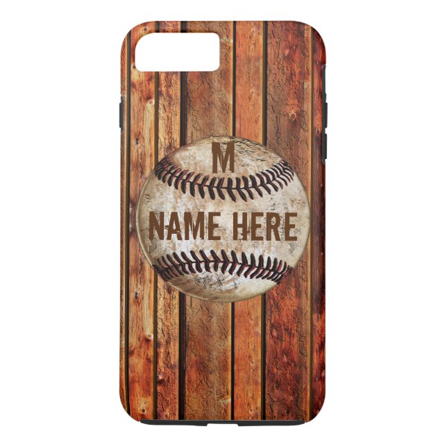 Funda De Case-Mate Para iPhone Funda de béisbol personalizada para iPhone 7 PLUS  (Reverso)