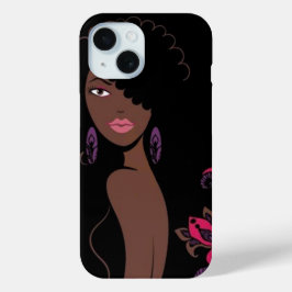 Funda de Belleza Afrocéntrica para iPhone 15