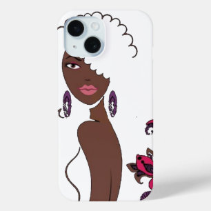 Funda de Belleza Afrocéntrica para iPhone 15