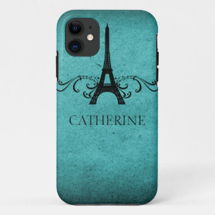 Funda Para iPhone 11 Funda de BT iPhone 5 de Vintage French Flourish, V